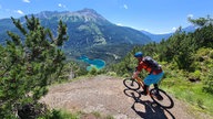 Fahrrad vor Urlaubskulisse