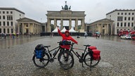 Fahrrad vor Urlaubskulisse