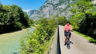 Fahrrad vor Urlaubskulisse