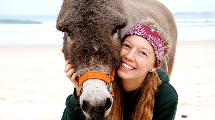 Lotta Lubkoll und ihr Esel