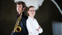 Jakob Manz und Johanna Summer treten sind bei den Leverkusener Jazztagen 2022 dabei