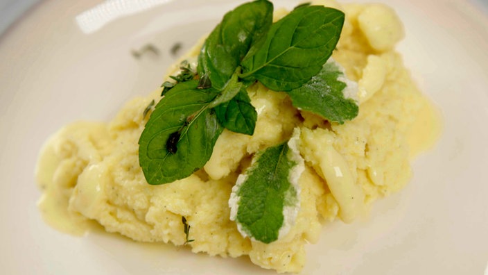 Sebastian Kleins nachspeise: Eis mit Honig. 