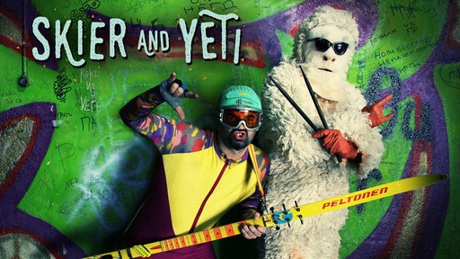 Skier and Yeti 