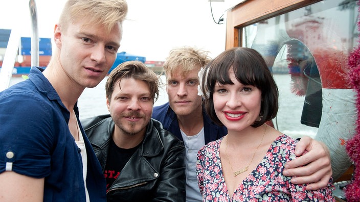 Die Band "Skinny Lister" im Bandfoto