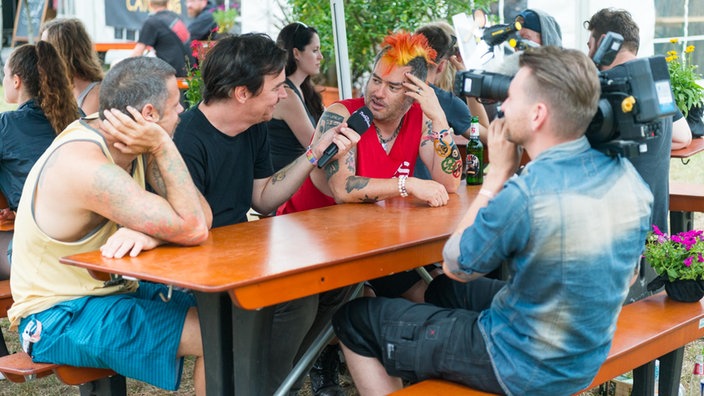 NOFX im Interview beim Highfield Festival 2016