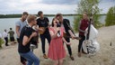 Skinny Lister unplugged beim Highfield Festival 2016