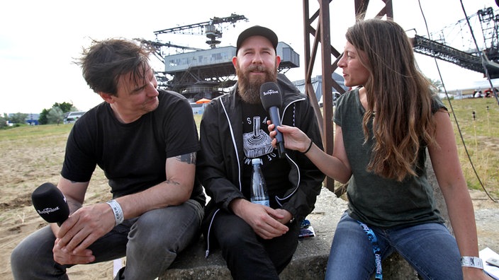 In Flames im Rahmen des With Full Force 2017 im Interview mit den Rockpalast-Reportern Ingo Schmoll und Conny Schiffbauer