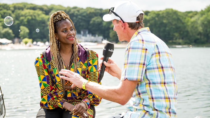 Treesha im Interview beim Summerjam Festival 2023