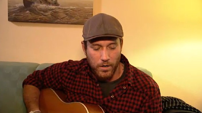 Chuck Ragan im Rahmen des Rolling Stone Weekender 2010 unplugged für Rockpalast