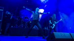 Aufnahme der Band Primordial auf der Bühne