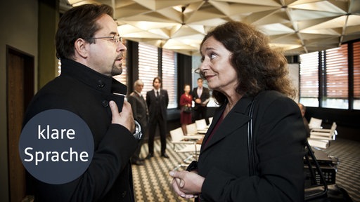 Professor Dr. Dr. Karl-Friedrich Boerne (Jan Josef Liefers) und Wilhelmine Klemm (Mechthild Großmann).