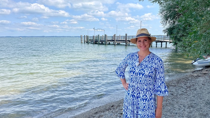 Judith Rakers besucht den  Chiemsee