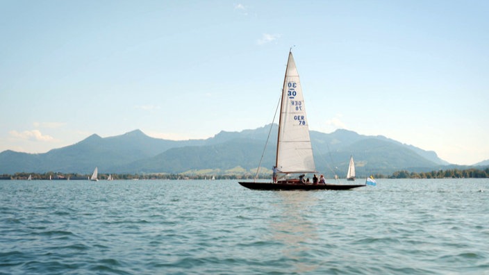 Segelyacht auf dem Chiemsee