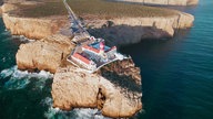 Auf dem Cabo de Sao Vincente thront der gleichnamige Leuchtturm