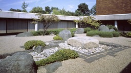 Der japanische Innengarten des Museums