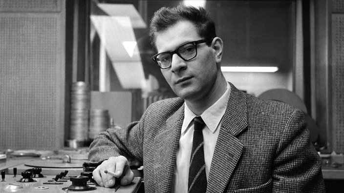 Mauricio Kagel im Elektronischen Studio des WDR, 1960