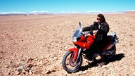 Peter Maffay auf Motorrad