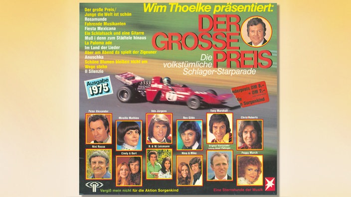 LP "Wim Thoelke präsentiert: Der große Preis" Cover vorn