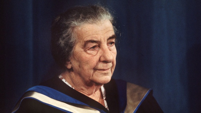 Israelische Ministerpräsidentin Golda Meir, 11. Juni 1973