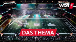 03.02.2025, USA, New Orleans: Die Philadelphia Eagles betreten das Stadion für die LIX. Super Bowl Opening Night vor dem Spiel zwischen den Philadelphia Eagles und den Kansas City Chiefs. 