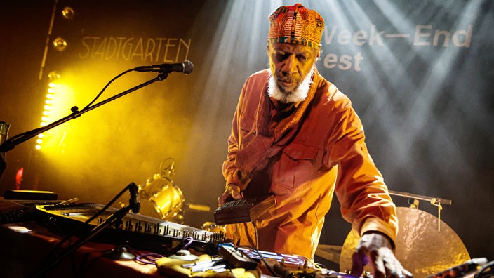 Laraaji beim Weekend-Fest 2024