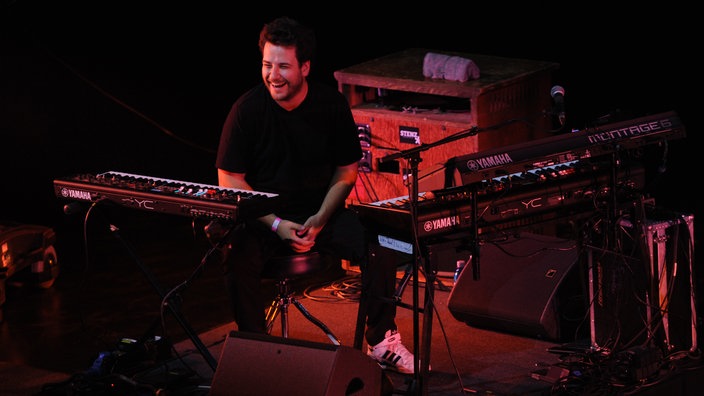 Simon Oslender Trio bei den Leverkusener Jazztagen 2022.