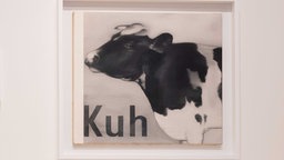 Das Bild "Kuh" aus dem Jahr 1964 des Künstlers Gerhard Richter.