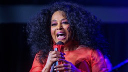 Diana Ross bei einem Konzert 2023 in Kalifornien