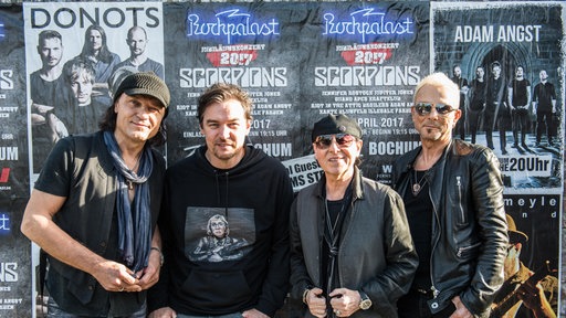 Rockpalast Backstage: Scorpions beim Kinodreh