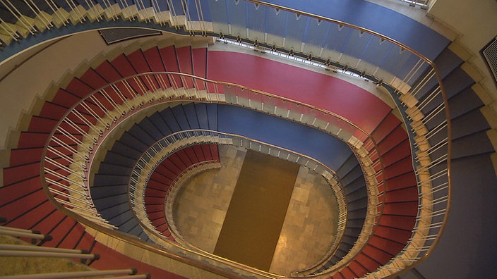 Wendeltreppe im Operhaus von Wuppertal 