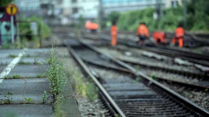 Gleise am Wuppertaler Hauptbahnhof