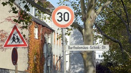 Straßenschild der Bartholomäus-Schink-Straße in Köln 