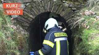 Eingedrungen im Bergwerk: Suche nach zwei Personen | Kurzvideo | tn