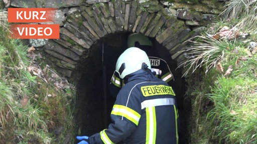 Eingedrungen im Bergwerk: Suche nach zwei Personen | Kurzvideo | tn