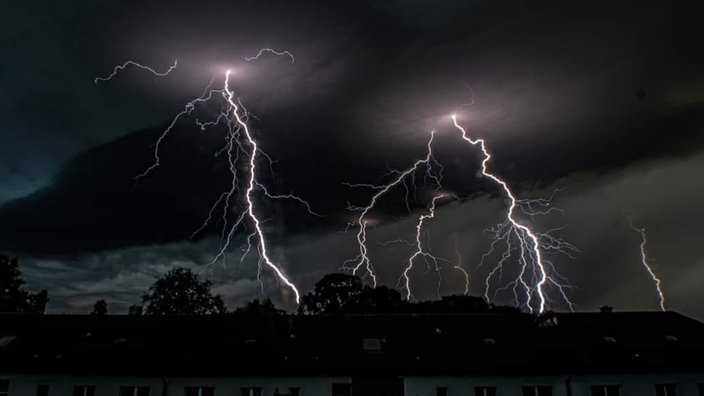 Unwetter über Dortmund