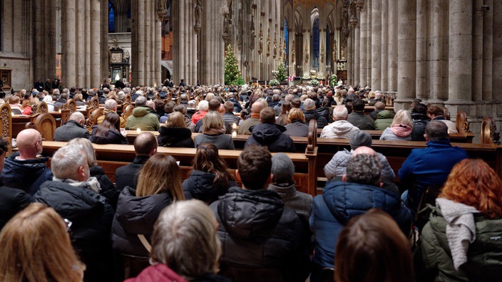 Gut besucht: Christmette im Kölner Dom 2022