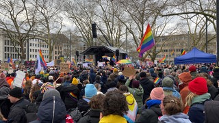 Queere Demo in Köln