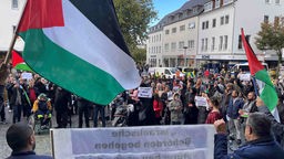 Pro-Palästina-Demo in Paderborn 