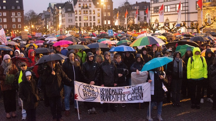 Demonstrationen in Düsseldorf 