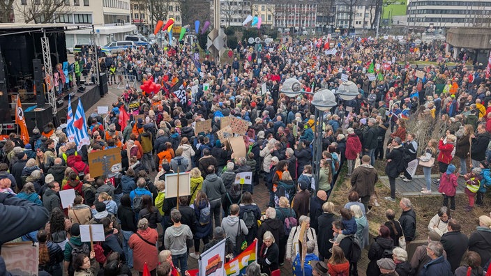 Demonstration in Krefeld