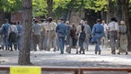 Komparsen für «Tribute von Panem» im Landschaftspark Duisburg