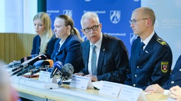 Polizeipressekonferenz in Düsseldorf