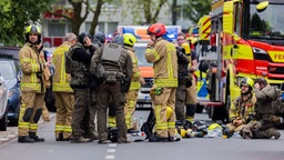 Feuerwehr Ratingen nach der Explosion