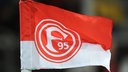 Fahne des Fußballvereins Fortuna Düsseldorf