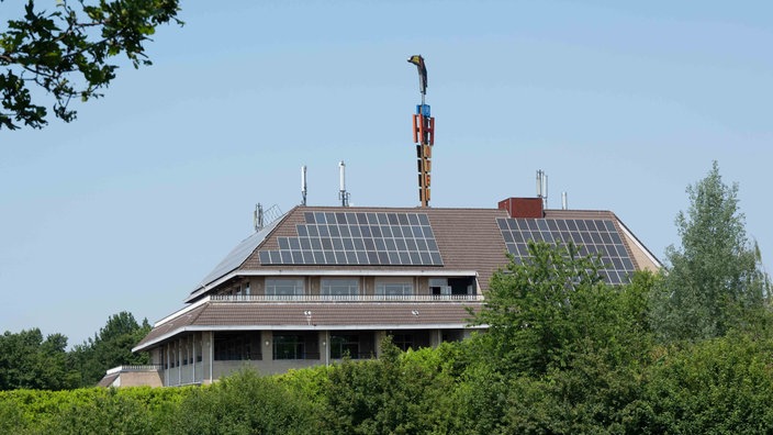 Blick auf das Hotel van der Falk in Gladbeck.