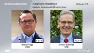 Zwei Porträtfotos:  Marco Voge (links) und Volker Schmidt (rechts)