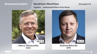 Zwei Porträtfotos: Hans-J. Petrauschke (links) und Andreas Behncke (rechts)