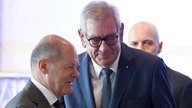 Scholz und Kirschhoff beim Unternehmertag NRW