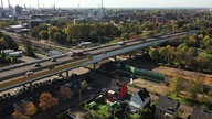 Die A1 führt quer durch Leverkusen