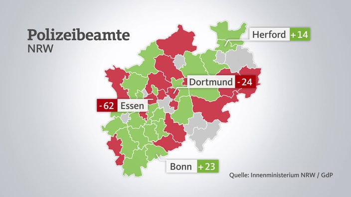 Polizeibeamte in NRW 2022